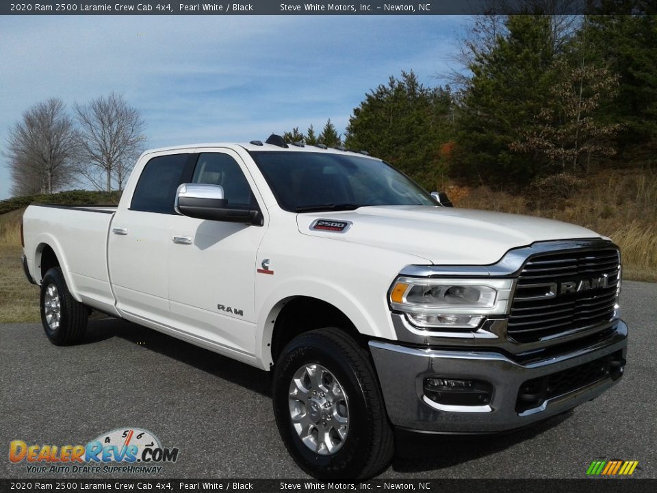 Pearl White 2020 Ram 2500 Laramie Crew Cab 4x4 Photo #4