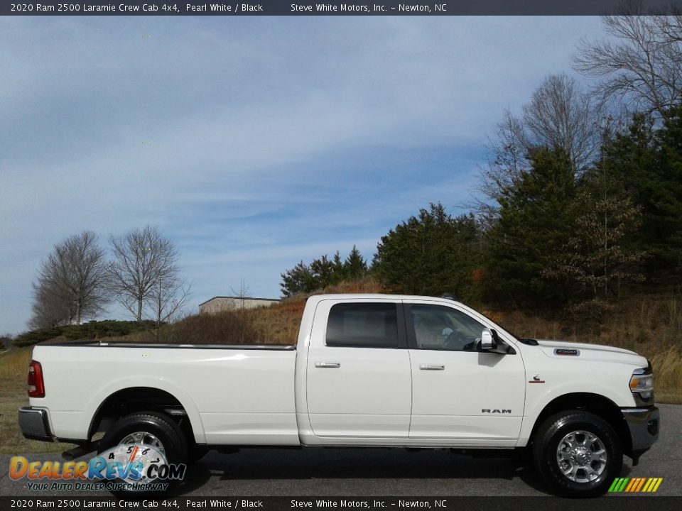 2020 Ram 2500 Laramie Crew Cab 4x4 Pearl White / Black Photo #5