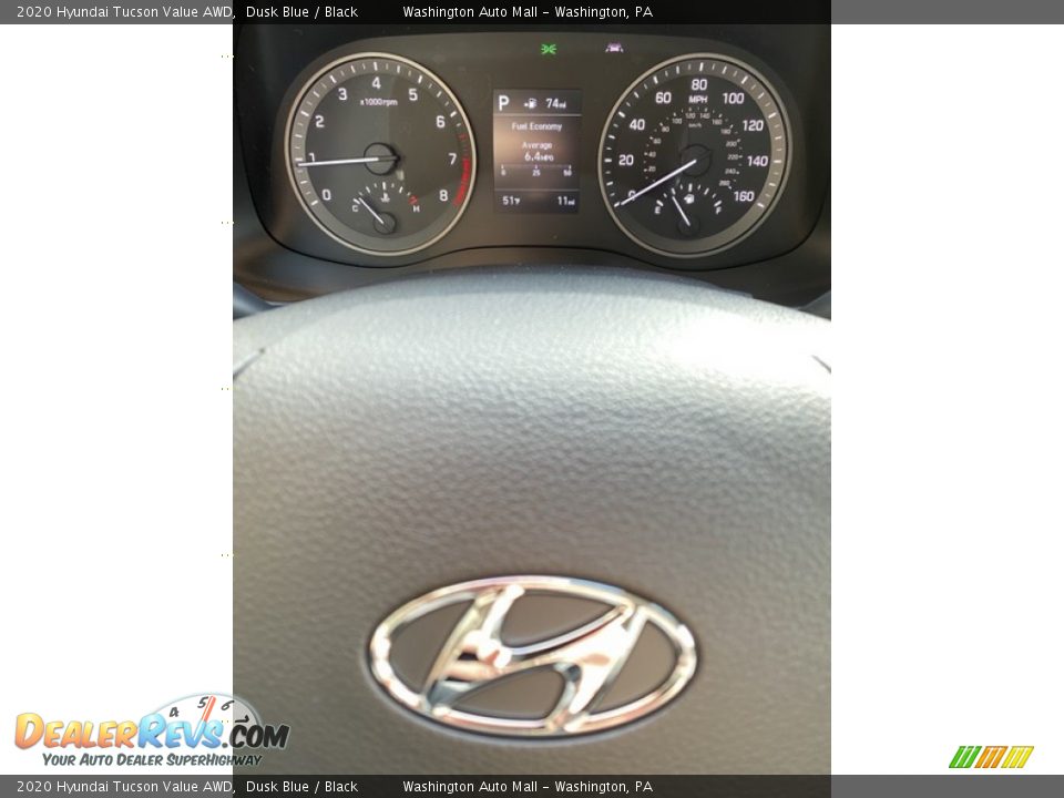 2020 Hyundai Tucson Value AWD Dusk Blue / Black Photo #28