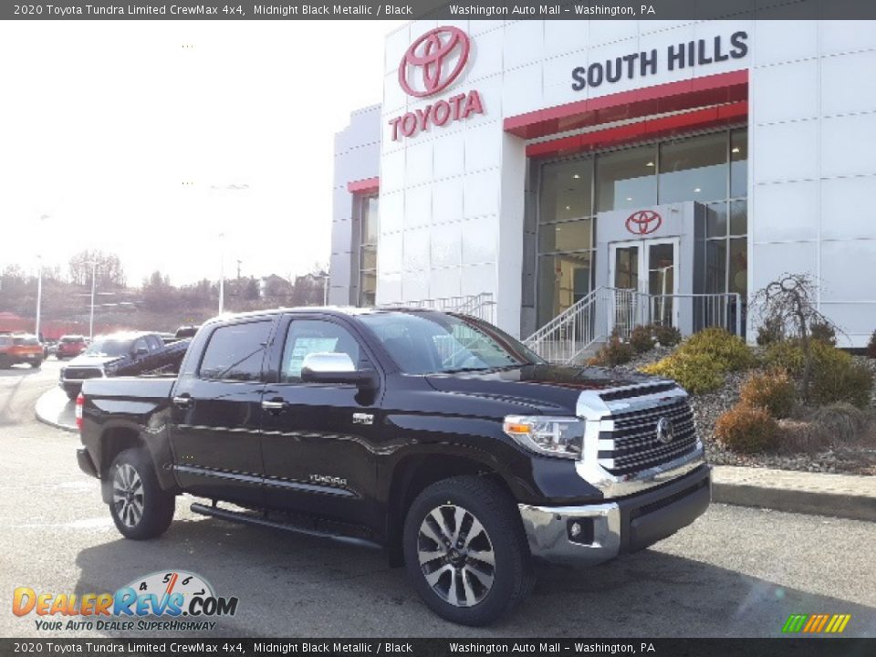 2020 Toyota Tundra Limited CrewMax 4x4 Midnight Black Metallic / Black Photo #1