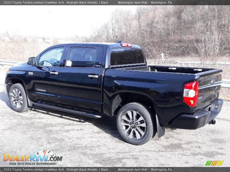 2020 Toyota Tundra Limited CrewMax 4x4 Midnight Black Metallic / Black Photo #2