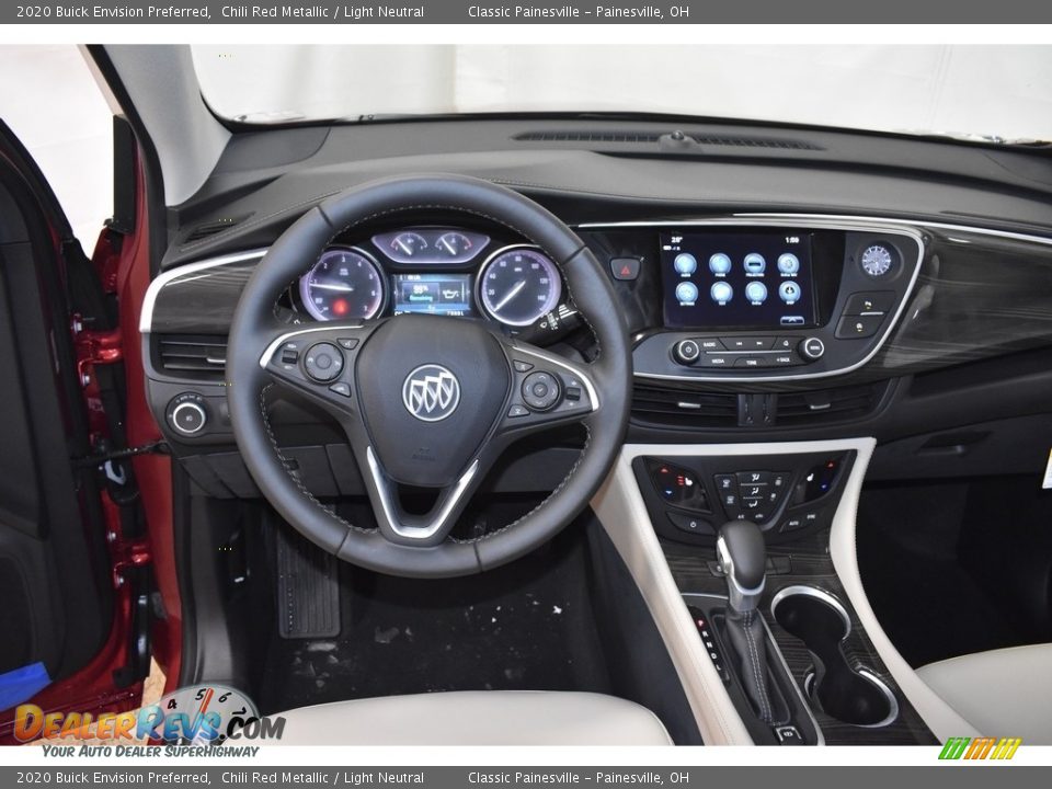 2020 Buick Envision Preferred Chili Red Metallic / Light Neutral Photo #8