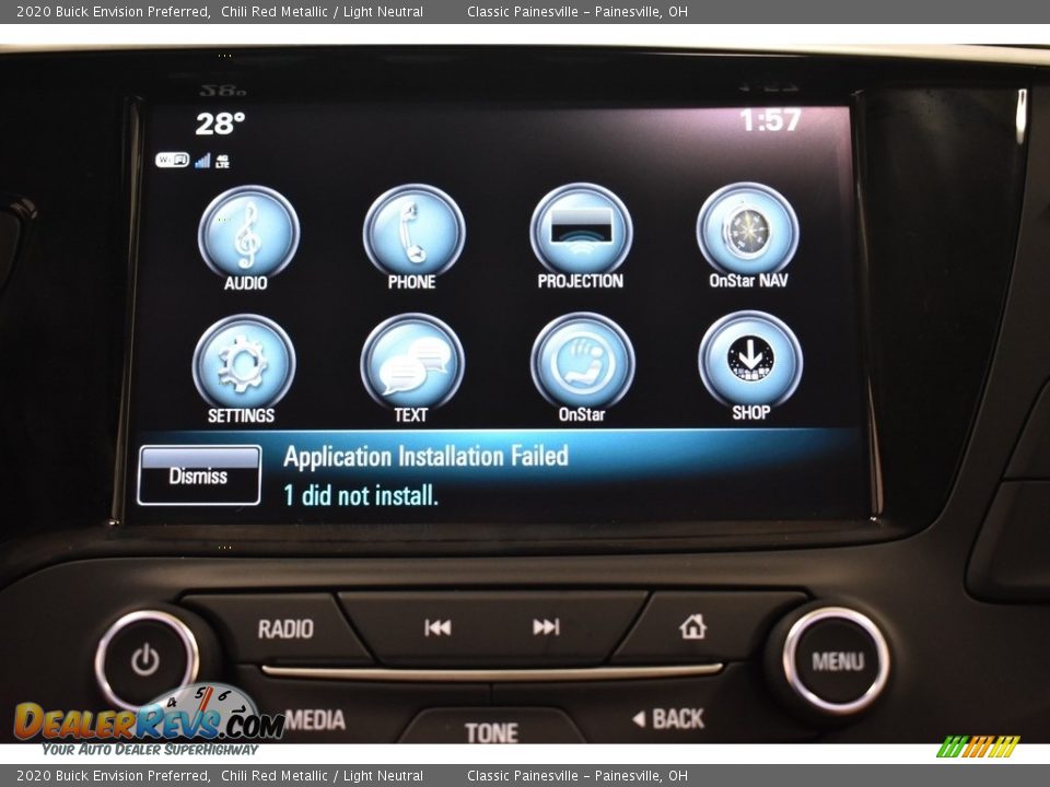 2020 Buick Envision Preferred Chili Red Metallic / Light Neutral Photo #9