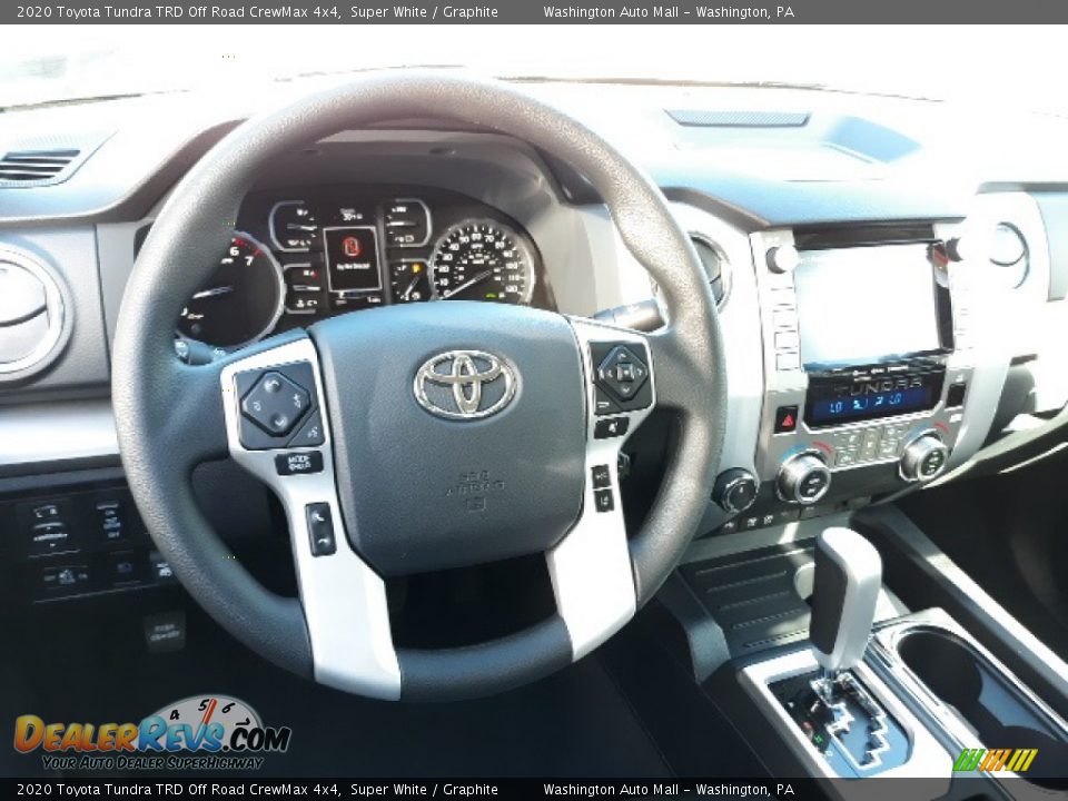 2020 Toyota Tundra TRD Off Road CrewMax 4x4 Super White / Graphite Photo #3