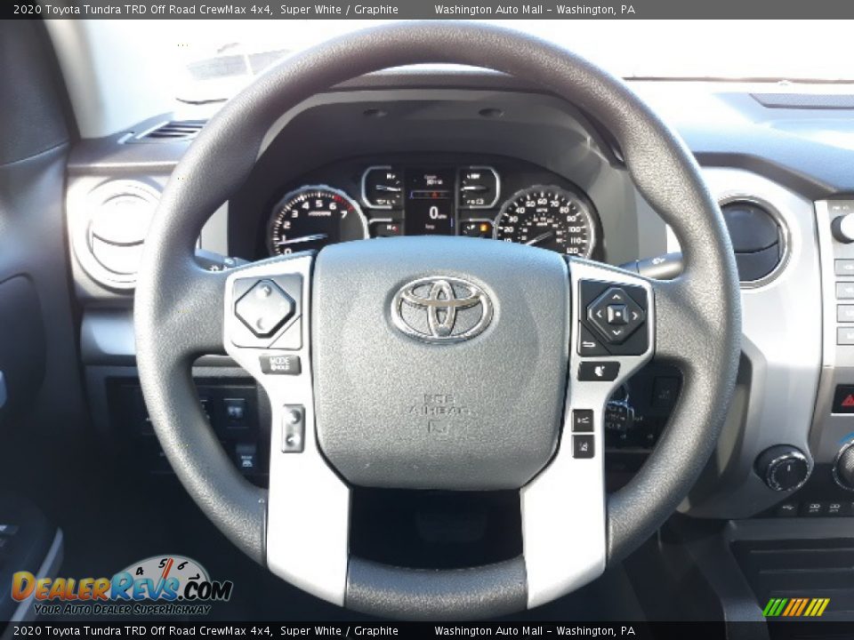 2020 Toyota Tundra TRD Off Road CrewMax 4x4 Super White / Graphite Photo #4