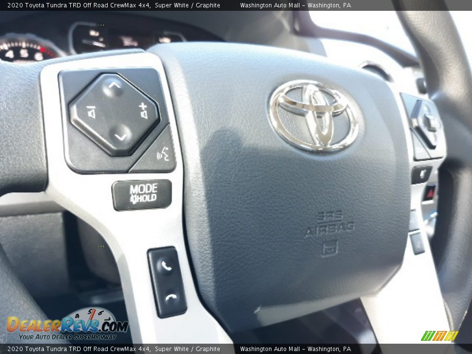 2020 Toyota Tundra TRD Off Road CrewMax 4x4 Super White / Graphite Photo #5