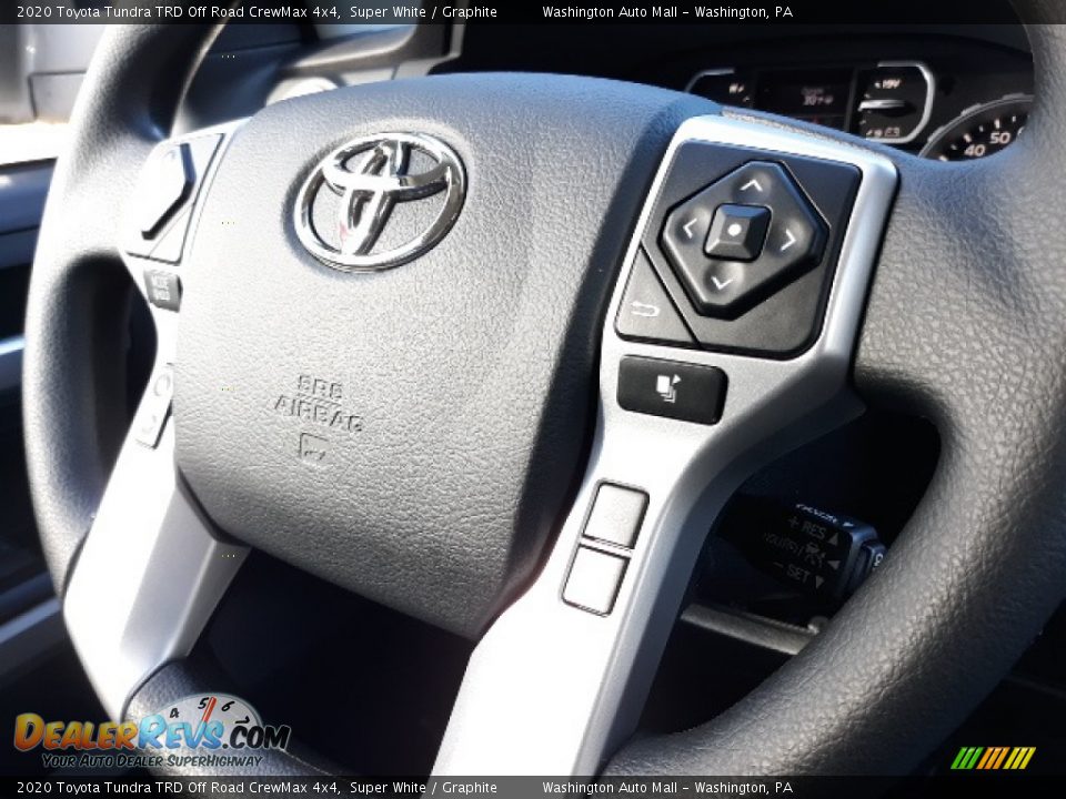 2020 Toyota Tundra TRD Off Road CrewMax 4x4 Super White / Graphite Photo #6