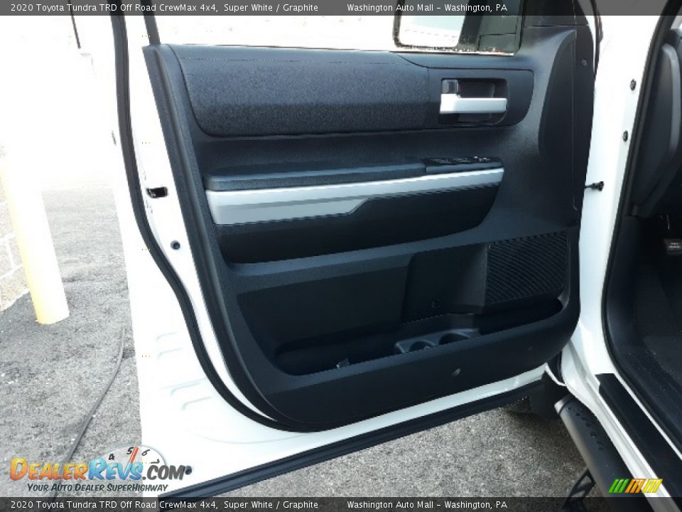 2020 Toyota Tundra TRD Off Road CrewMax 4x4 Super White / Graphite Photo #24