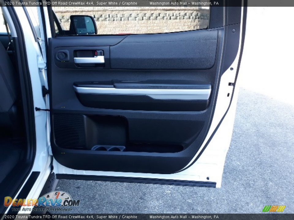 2020 Toyota Tundra TRD Off Road CrewMax 4x4 Super White / Graphite Photo #34