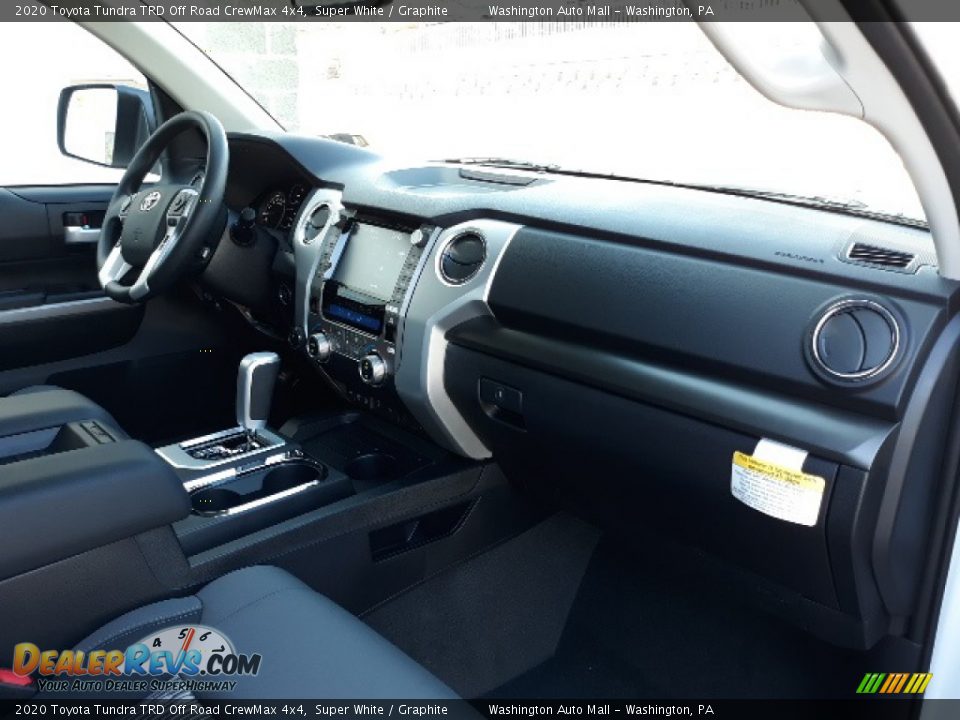 2020 Toyota Tundra TRD Off Road CrewMax 4x4 Super White / Graphite Photo #35