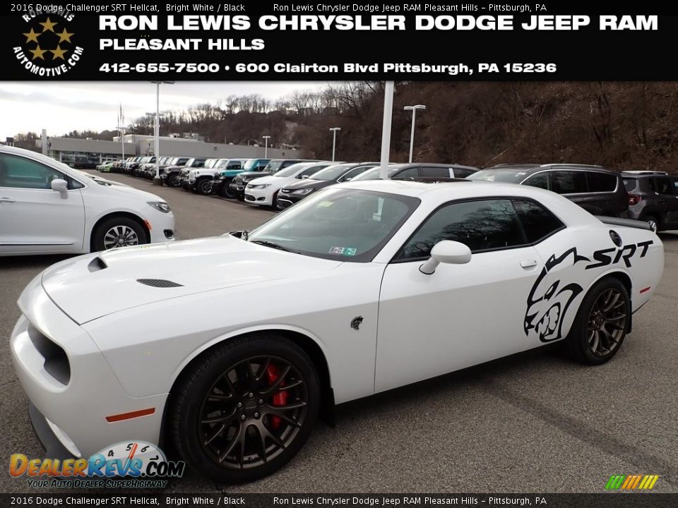 2016 Dodge Challenger SRT Hellcat Bright White / Black Photo #1