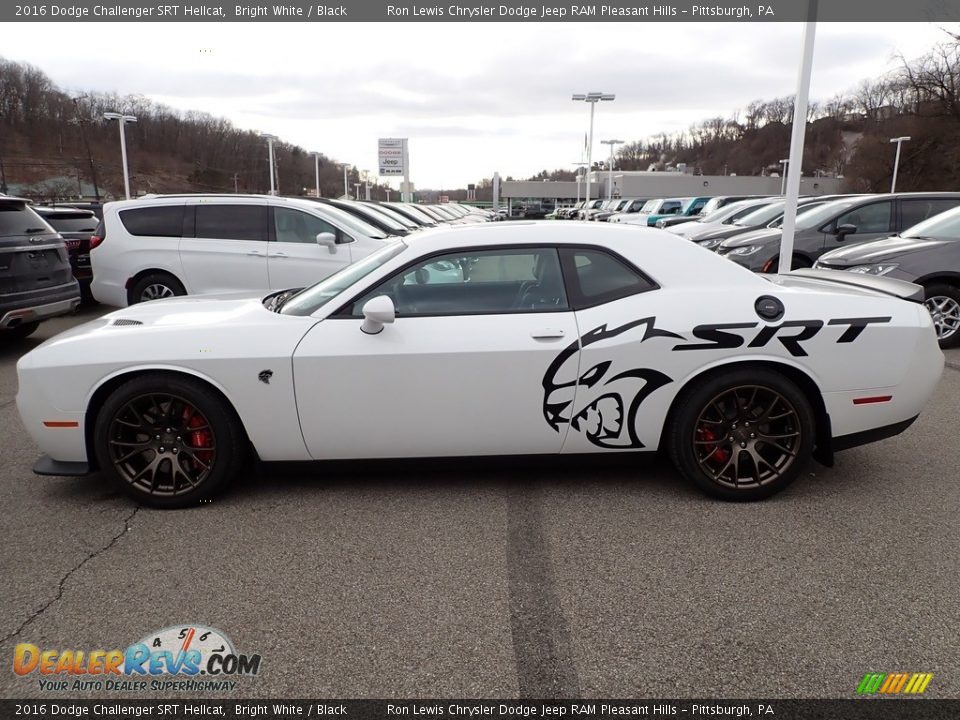 Bright White 2016 Dodge Challenger SRT Hellcat Photo #2