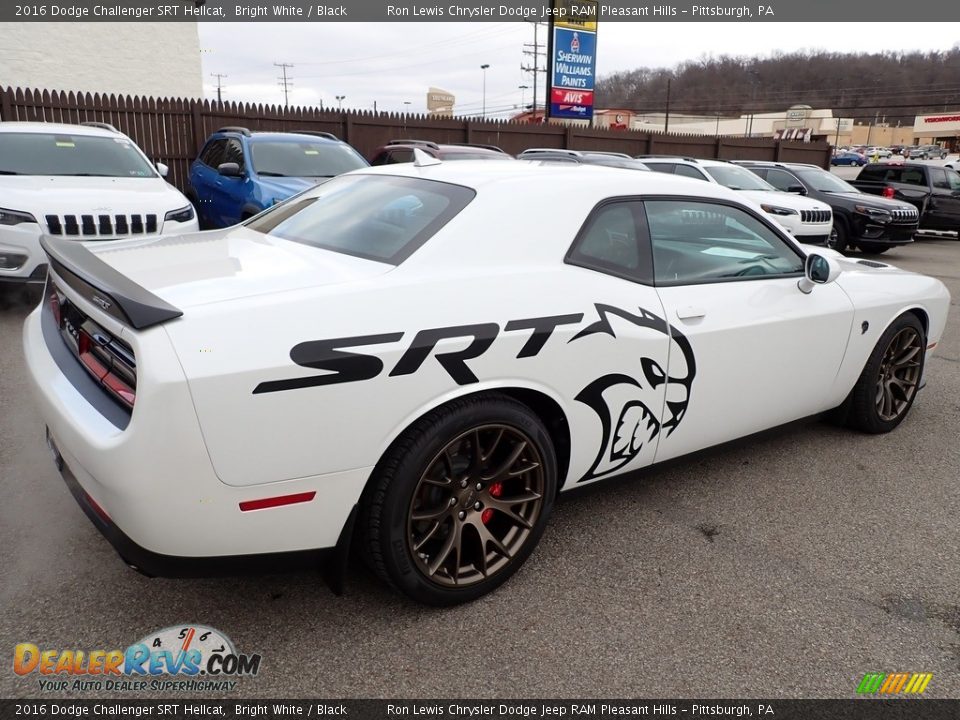 2016 Dodge Challenger SRT Hellcat Bright White / Black Photo #5