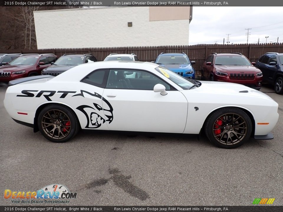 2016 Dodge Challenger SRT Hellcat Bright White / Black Photo #6