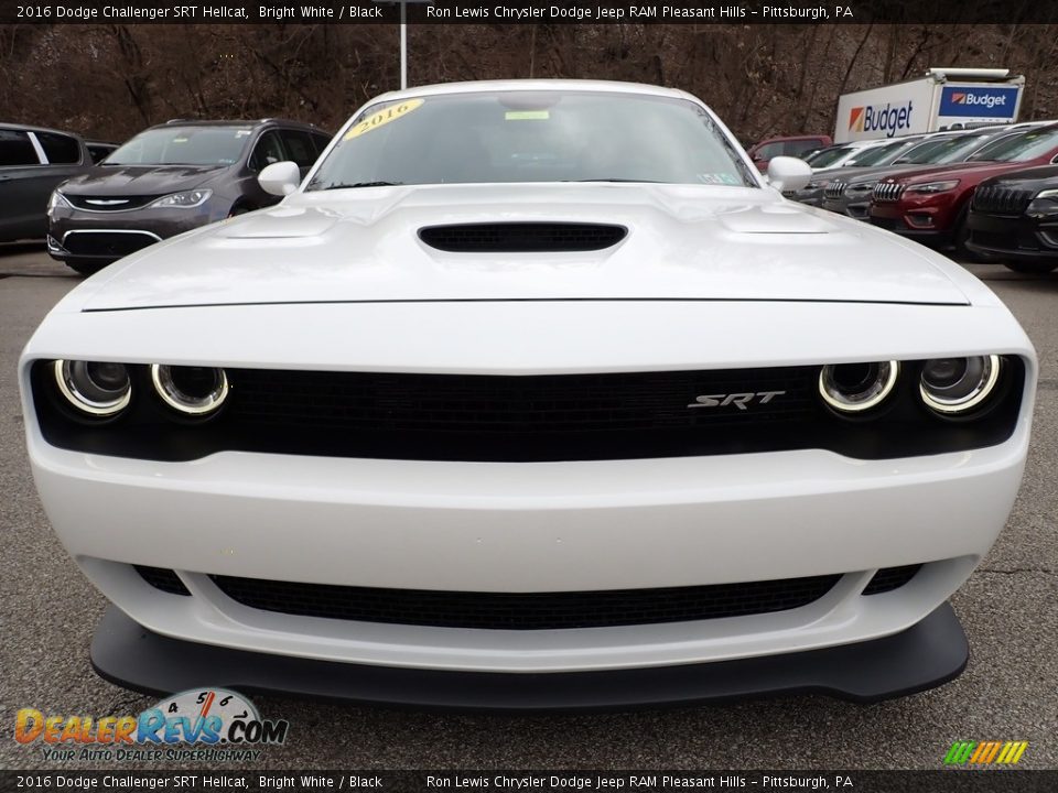 2016 Dodge Challenger SRT Hellcat Bright White / Black Photo #8
