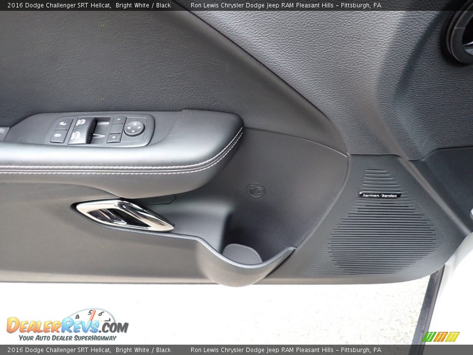 2016 Dodge Challenger SRT Hellcat Bright White / Black Photo #14