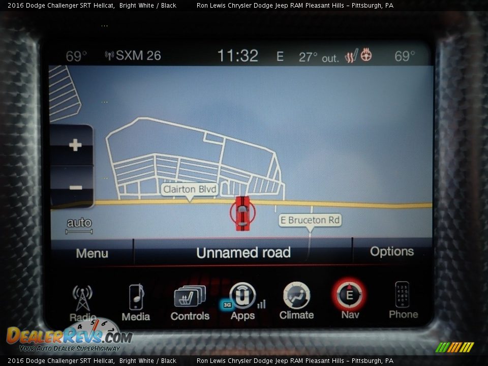 2016 Dodge Challenger SRT Hellcat Bright White / Black Photo #17