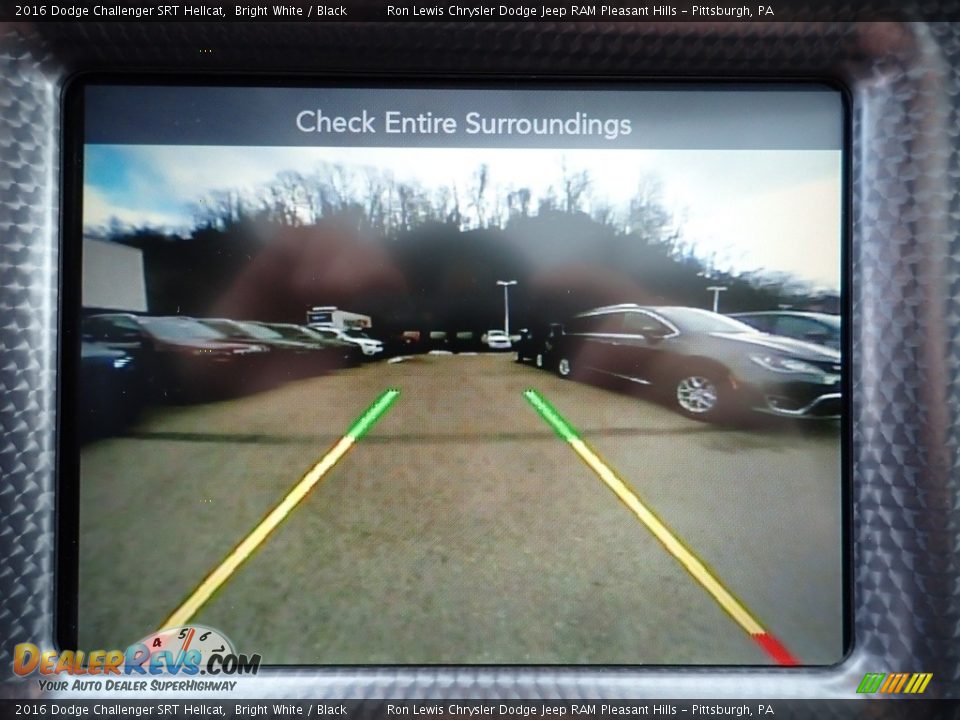2016 Dodge Challenger SRT Hellcat Bright White / Black Photo #18