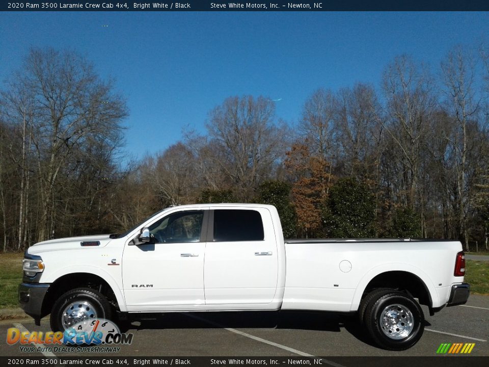 2020 Ram 3500 Laramie Crew Cab 4x4 Bright White / Black Photo #1