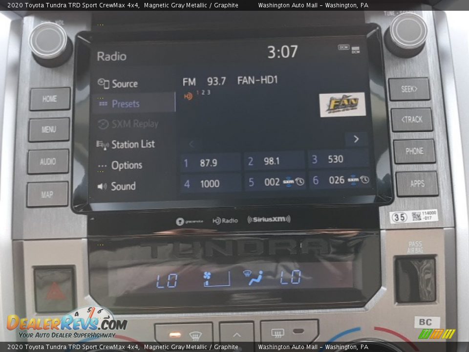 2020 Toyota Tundra TRD Sport CrewMax 4x4 Magnetic Gray Metallic / Graphite Photo #12