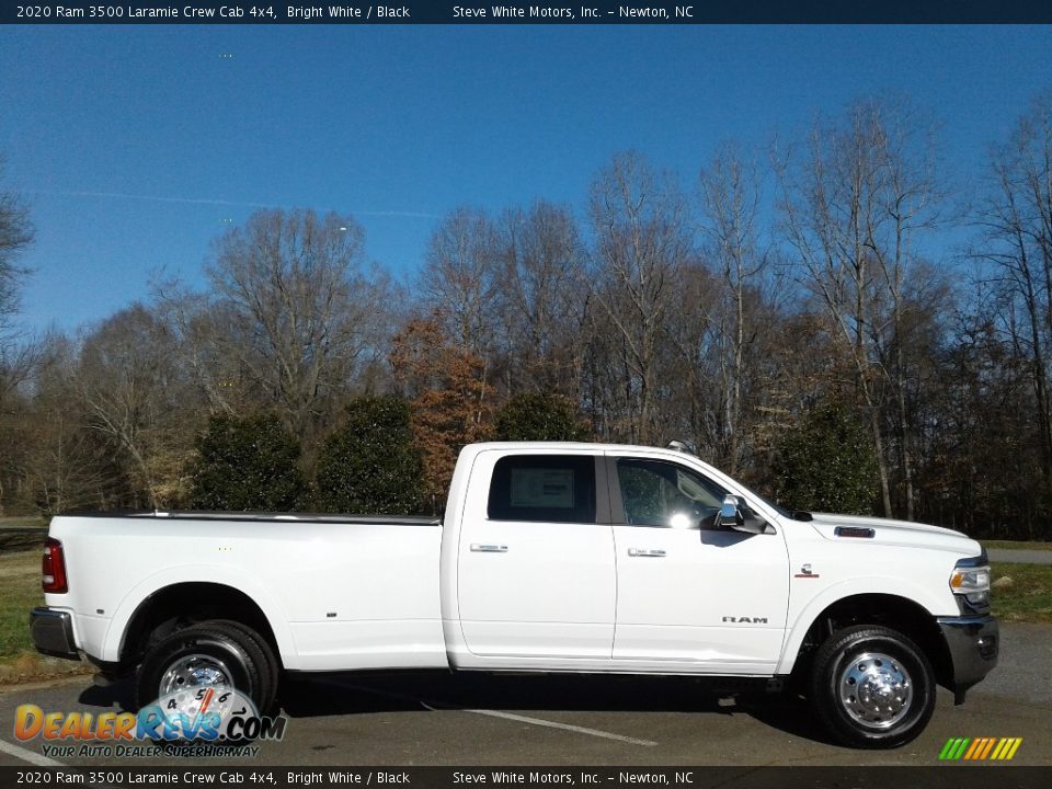 2020 Ram 3500 Laramie Crew Cab 4x4 Bright White / Black Photo #5