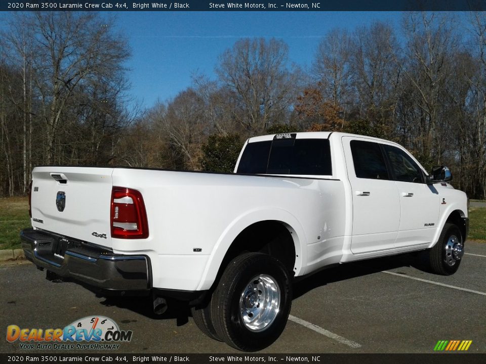 2020 Ram 3500 Laramie Crew Cab 4x4 Bright White / Black Photo #6