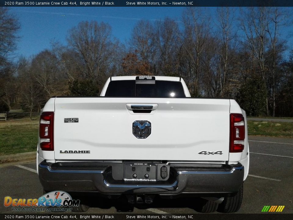 2020 Ram 3500 Laramie Crew Cab 4x4 Bright White / Black Photo #7