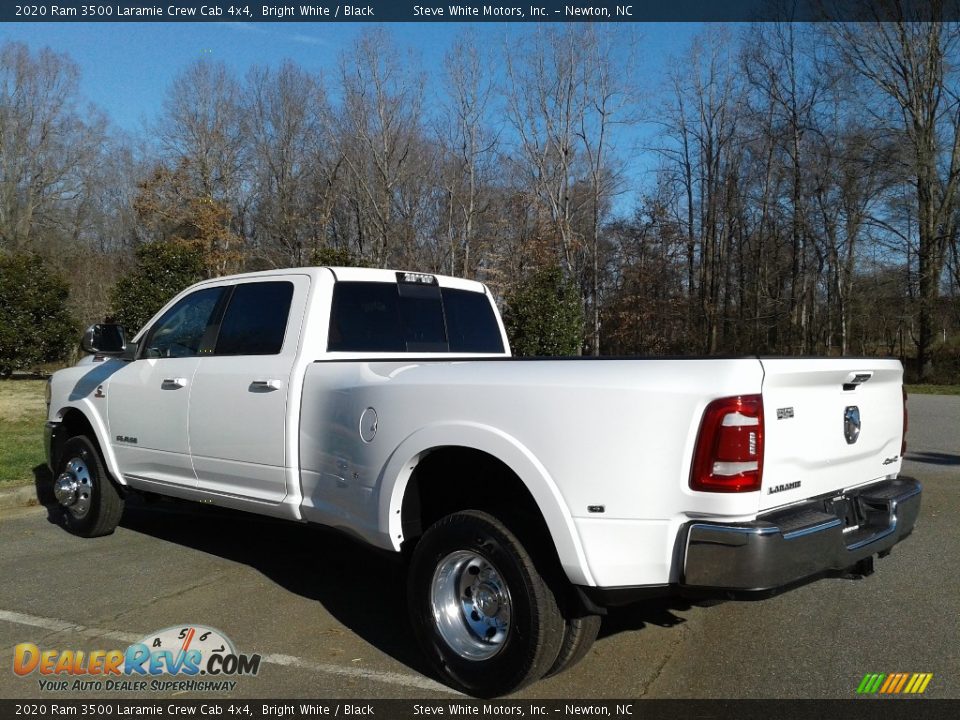 2020 Ram 3500 Laramie Crew Cab 4x4 Bright White / Black Photo #10