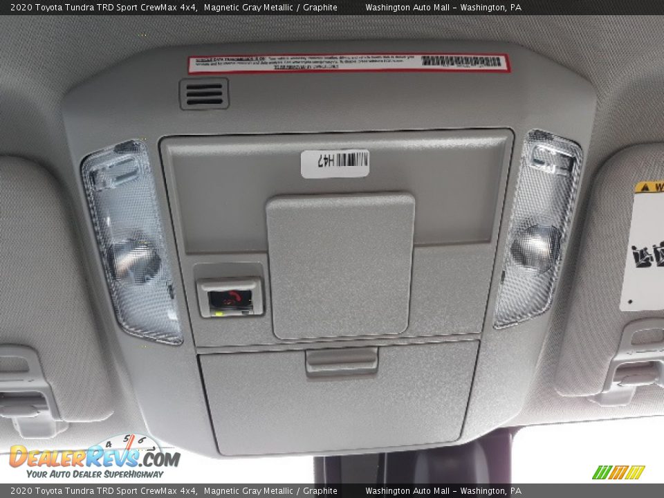 2020 Toyota Tundra TRD Sport CrewMax 4x4 Magnetic Gray Metallic / Graphite Photo #20