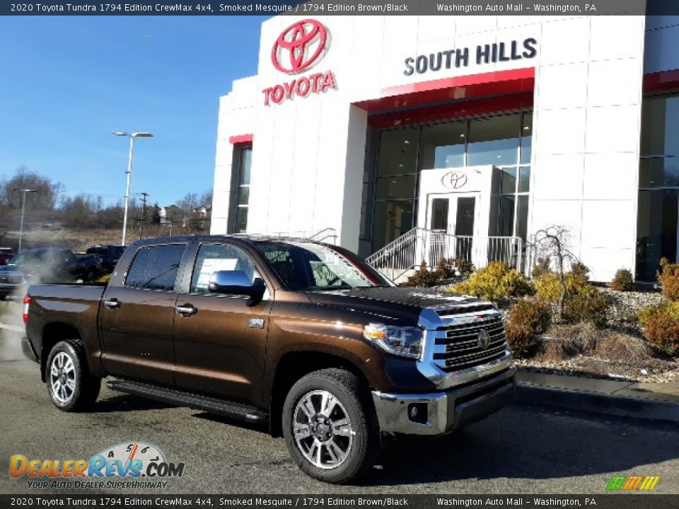 2020 Toyota Tundra 1794 Edition CrewMax 4x4 Smoked Mesquite / 1794 Edition Brown/Black Photo #1