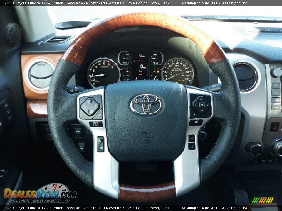 2020 Toyota Tundra 1794 Edition CrewMax 4x4 Steering Wheel Photo #4