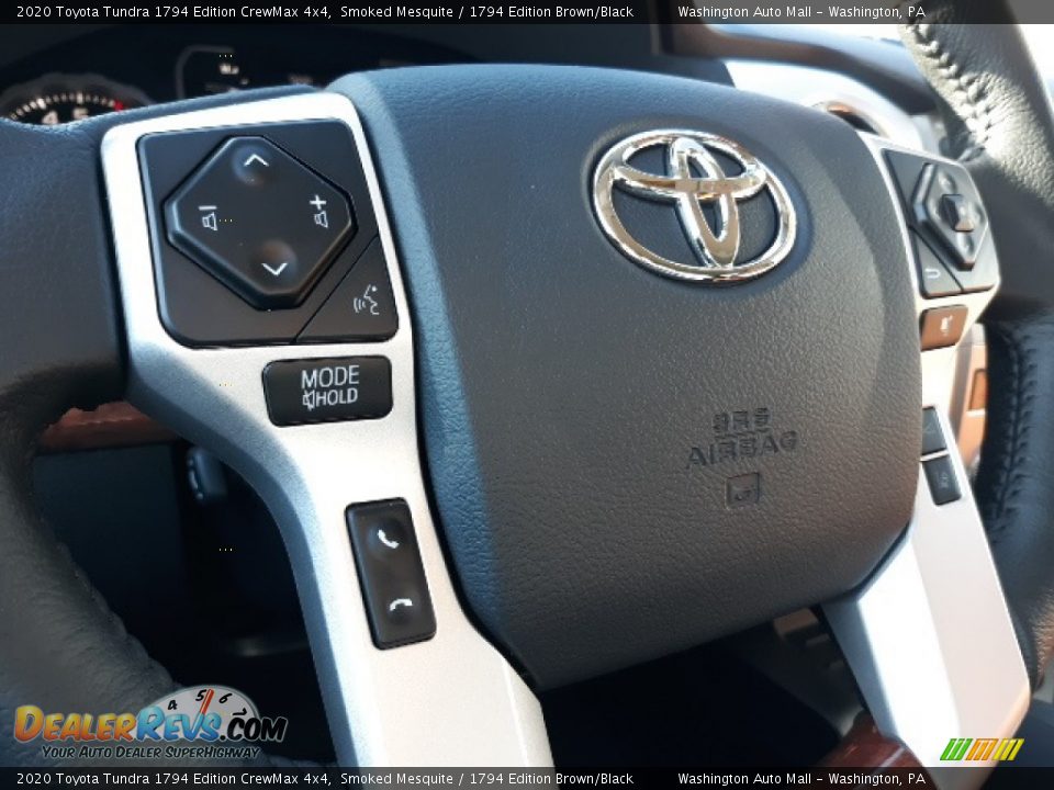 2020 Toyota Tundra 1794 Edition CrewMax 4x4 Steering Wheel Photo #5