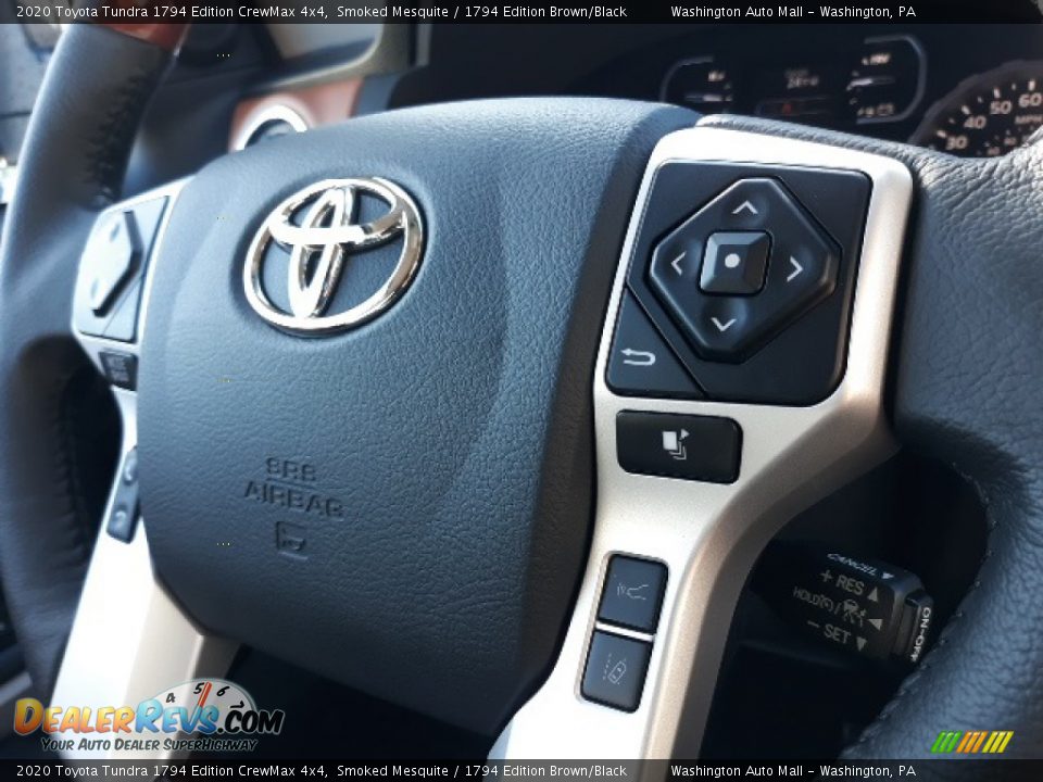2020 Toyota Tundra 1794 Edition CrewMax 4x4 Steering Wheel Photo #6