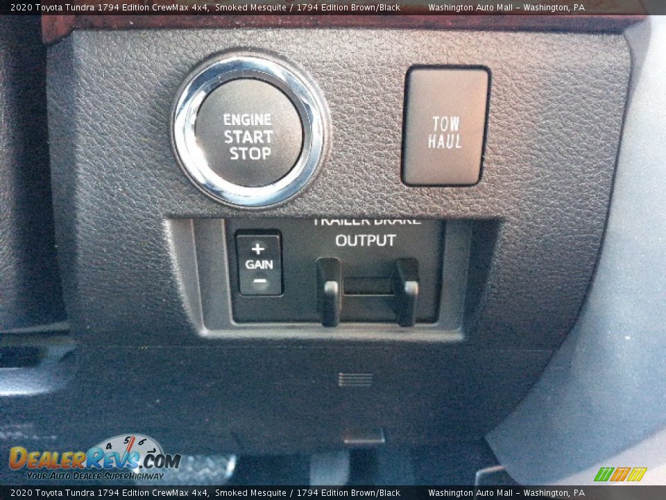 Controls of 2020 Toyota Tundra 1794 Edition CrewMax 4x4 Photo #11