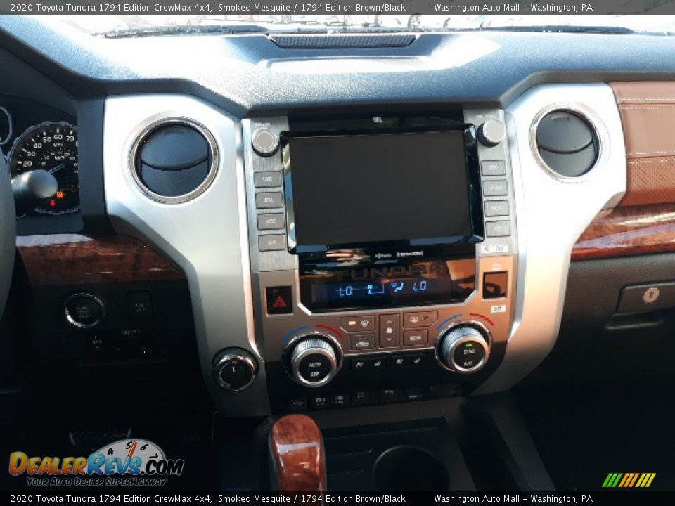 Controls of 2020 Toyota Tundra 1794 Edition CrewMax 4x4 Photo #12