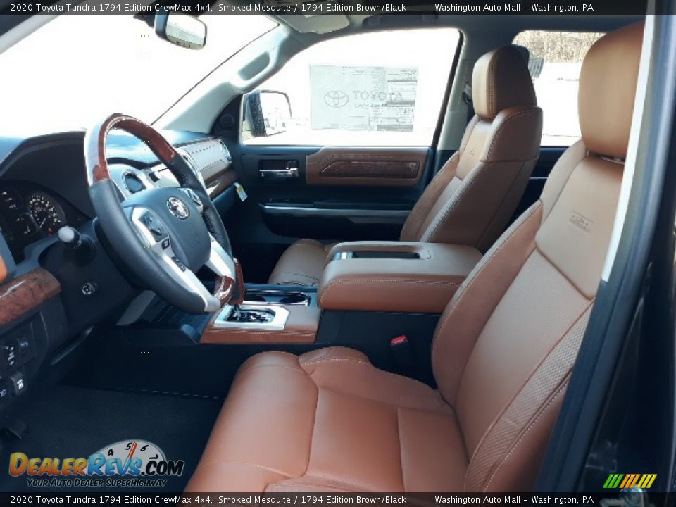 1794 Edition Brown/Black Interior - 2020 Toyota Tundra 1794 Edition CrewMax 4x4 Photo #23