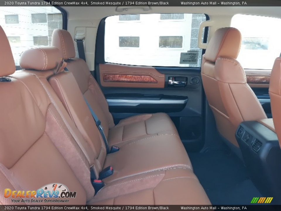 Rear Seat of 2020 Toyota Tundra 1794 Edition CrewMax 4x4 Photo #34
