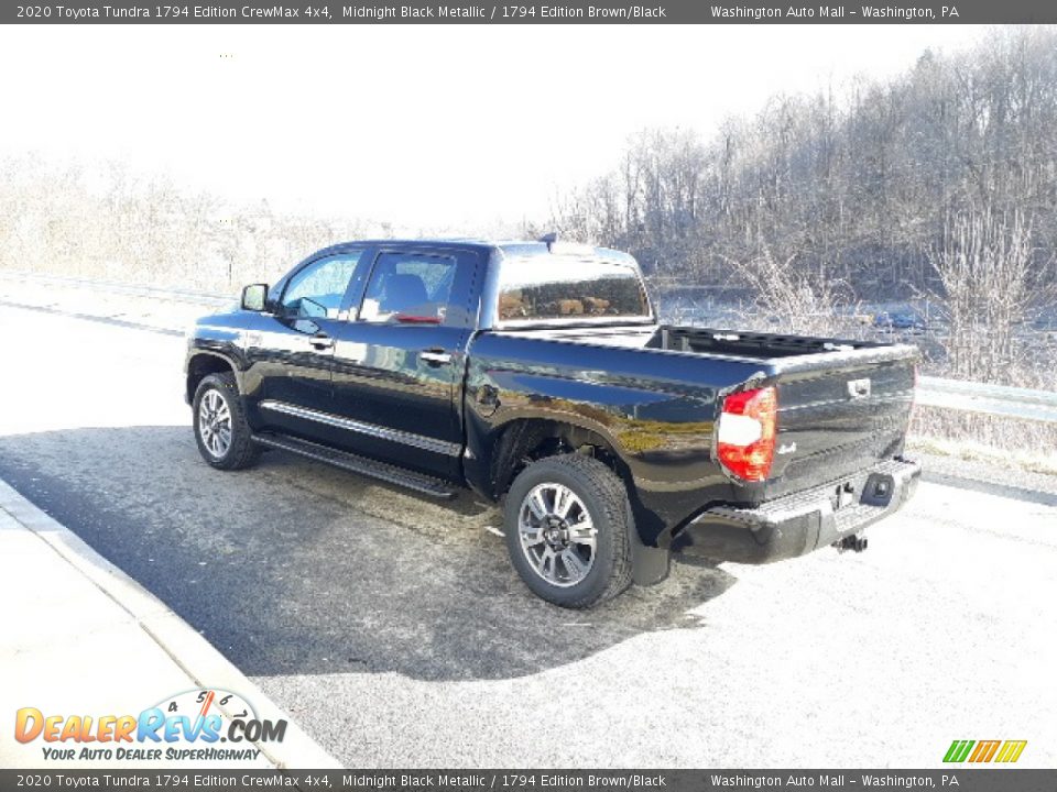 2020 Toyota Tundra 1794 Edition CrewMax 4x4 Midnight Black Metallic / 1794 Edition Brown/Black Photo #2