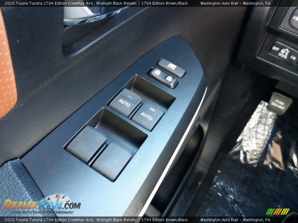 2020 Toyota Tundra 1794 Edition CrewMax 4x4 Midnight Black Metallic / 1794 Edition Brown/Black Photo #8