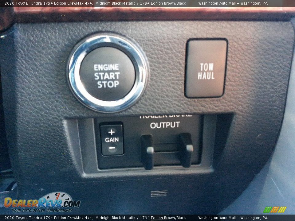 2020 Toyota Tundra 1794 Edition CrewMax 4x4 Midnight Black Metallic / 1794 Edition Brown/Black Photo #10