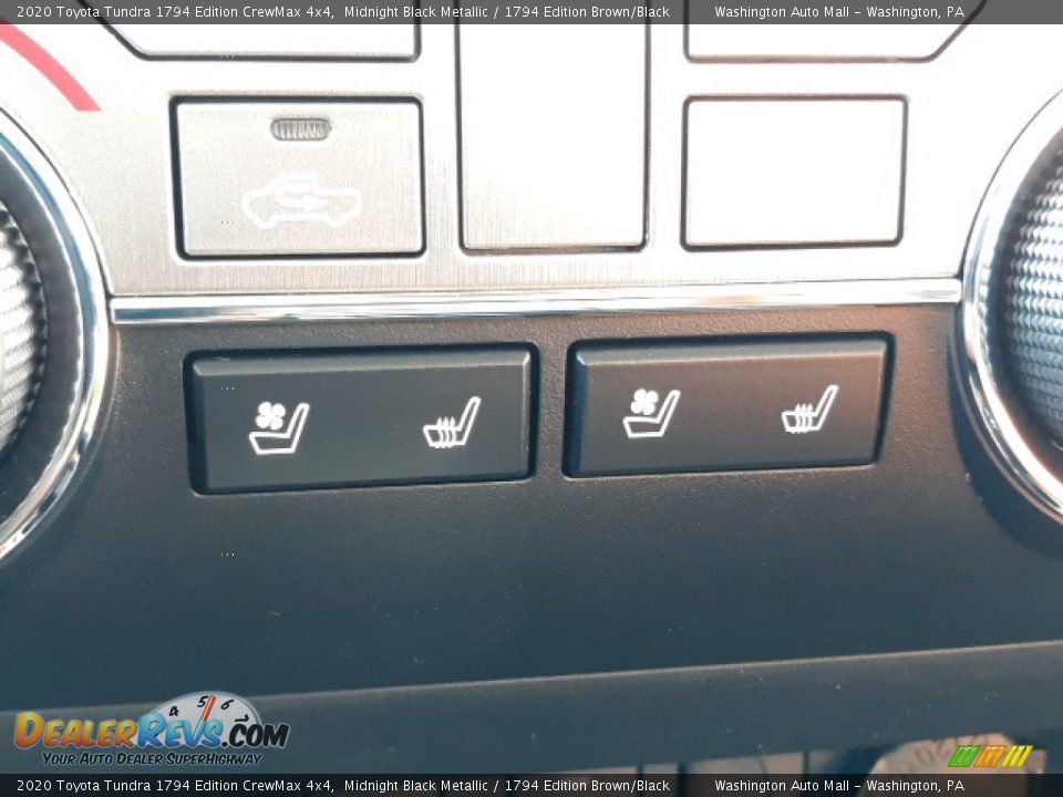 2020 Toyota Tundra 1794 Edition CrewMax 4x4 Midnight Black Metallic / 1794 Edition Brown/Black Photo #14