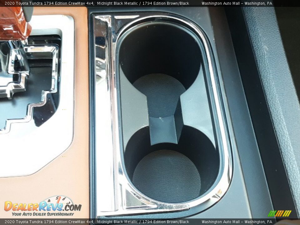 2020 Toyota Tundra 1794 Edition CrewMax 4x4 Midnight Black Metallic / 1794 Edition Brown/Black Photo #16