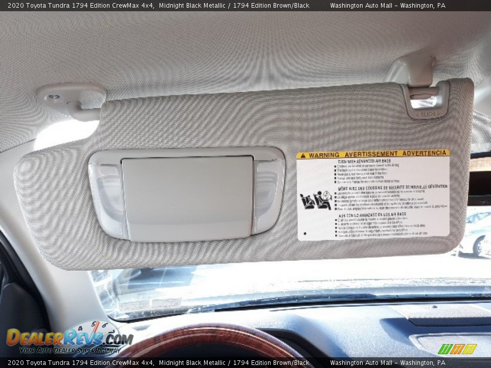 2020 Toyota Tundra 1794 Edition CrewMax 4x4 Midnight Black Metallic / 1794 Edition Brown/Black Photo #20