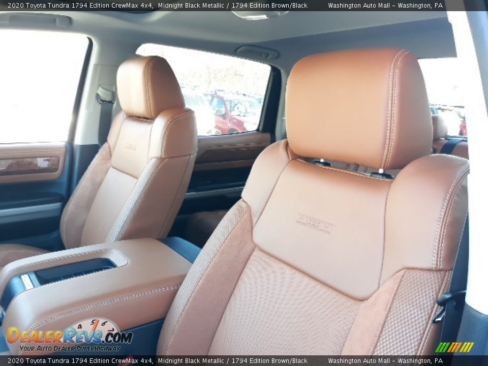 2020 Toyota Tundra 1794 Edition CrewMax 4x4 Midnight Black Metallic / 1794 Edition Brown/Black Photo #23