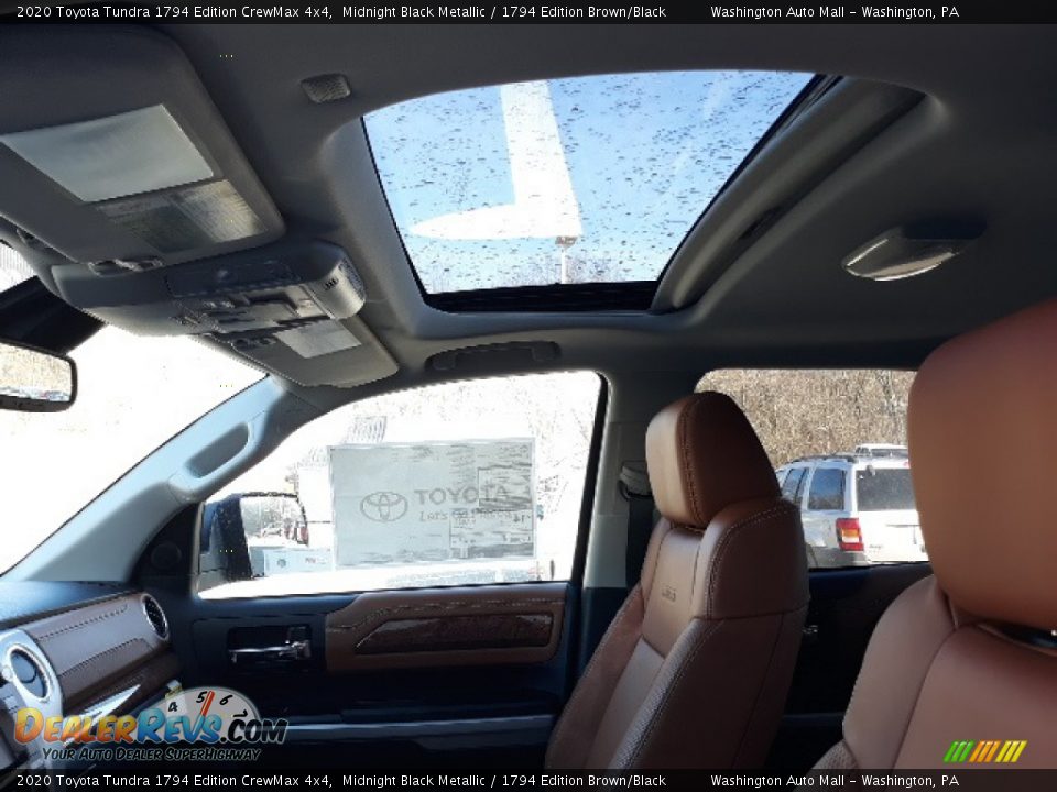2020 Toyota Tundra 1794 Edition CrewMax 4x4 Midnight Black Metallic / 1794 Edition Brown/Black Photo #24