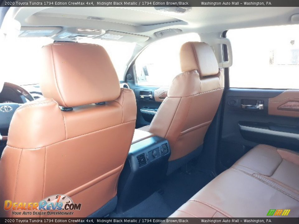2020 Toyota Tundra 1794 Edition CrewMax 4x4 Midnight Black Metallic / 1794 Edition Brown/Black Photo #26