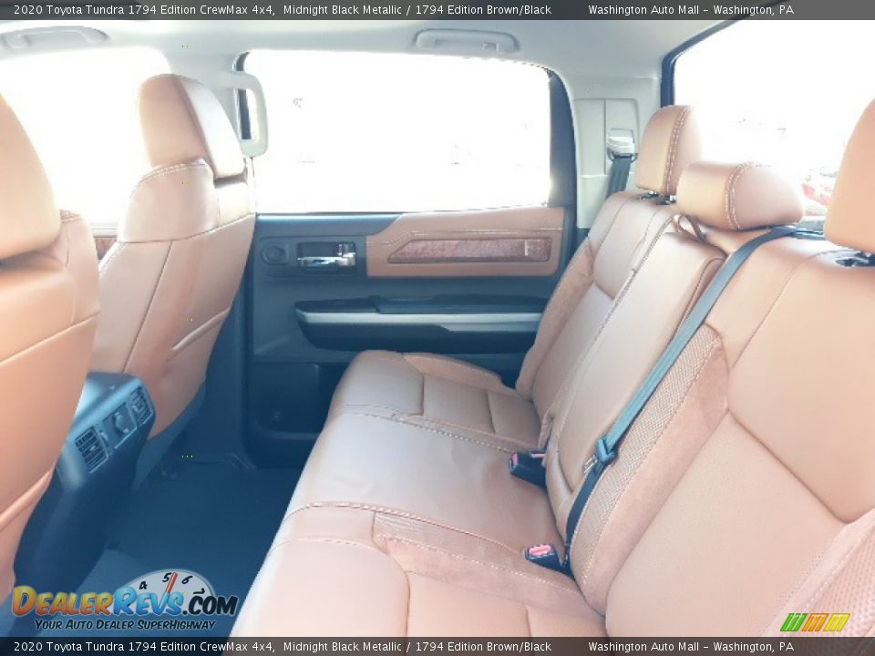 2020 Toyota Tundra 1794 Edition CrewMax 4x4 Midnight Black Metallic / 1794 Edition Brown/Black Photo #27