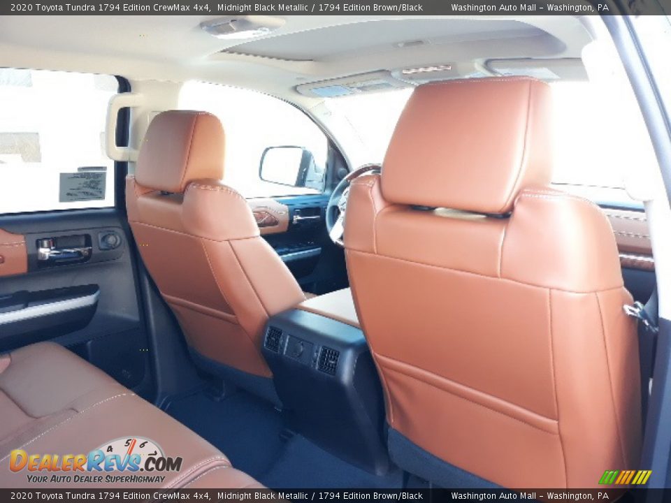 2020 Toyota Tundra 1794 Edition CrewMax 4x4 Midnight Black Metallic / 1794 Edition Brown/Black Photo #31