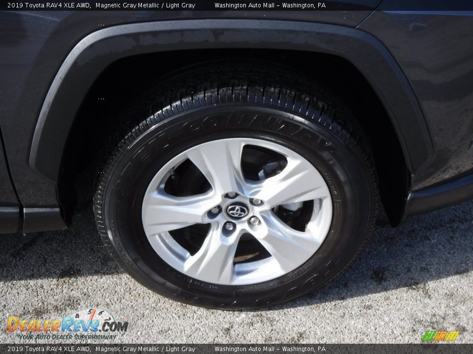 2019 Toyota RAV4 XLE AWD Magnetic Gray Metallic / Light Gray Photo #4