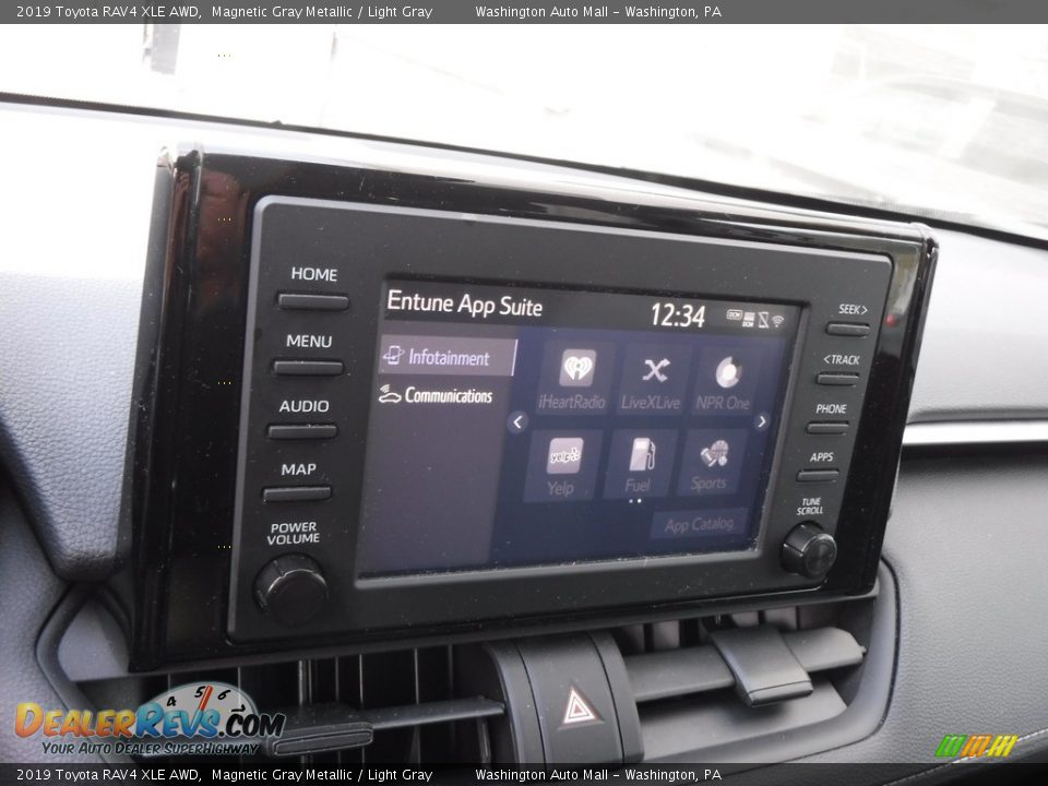 2019 Toyota RAV4 XLE AWD Magnetic Gray Metallic / Light Gray Photo #15